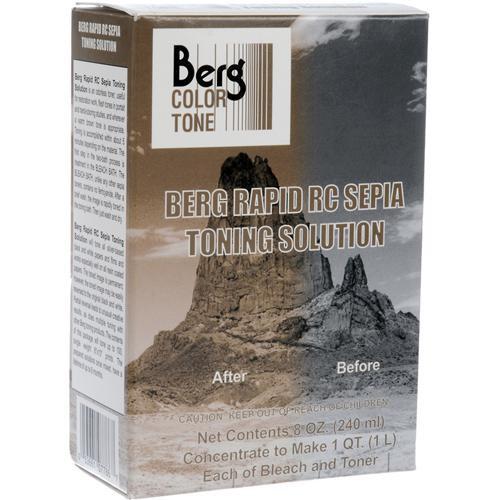 Berg Toner for Black & White Prints - Rapid RC Sepia RCSTS32, Berg, Toner, Black, &, White, Prints, Rapid, RC, Sepia, RCSTS32