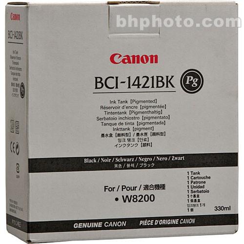 Canon BCI-1421BK Pigment Black Ink Tank (330 ml) 8367A001AA, Canon, BCI-1421BK, Pigment, Black, Ink, Tank, 330, ml, 8367A001AA,