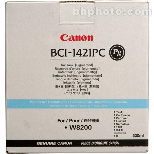 Canon BCI-1421PC PG Photo Cyan Ink Tank (330 ml) 8371A001AA, Canon, BCI-1421PC, PG, Cyan, Ink, Tank, 330, ml, 8371A001AA,