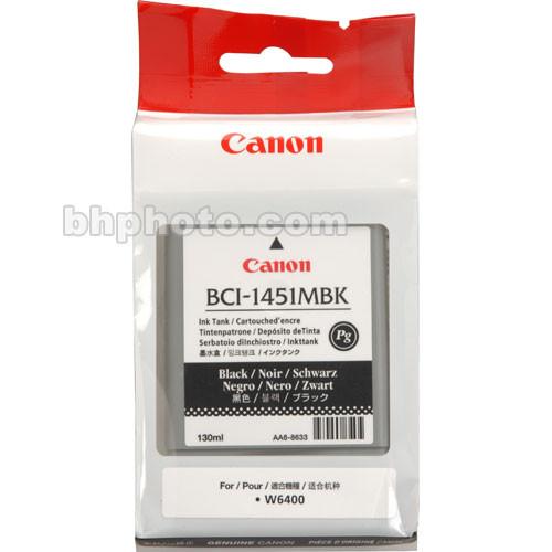 Canon BCI-1451MBK Matte Black Ink Tank (130ml) 0175B001AA