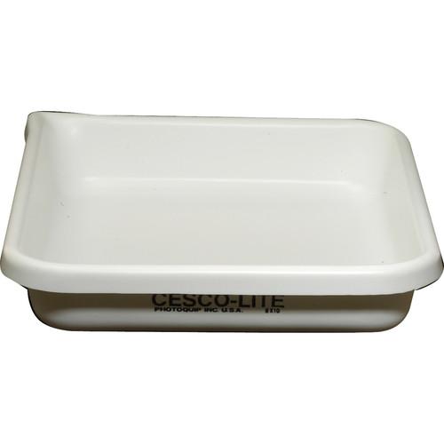 Cescolite Heavy-Weight Plastic Developing Tray (White) - CL810T, Cescolite, Heavy-Weight, Plastic, Developing, Tray, White, CL810T