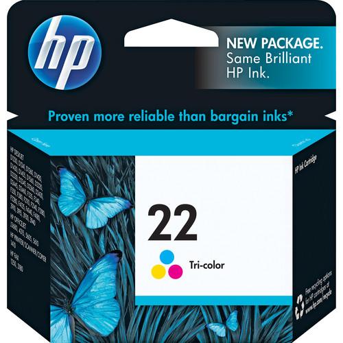 HP HP 22 Tri-color Inkjet Print Cartridge (5ml) C9352AN#140