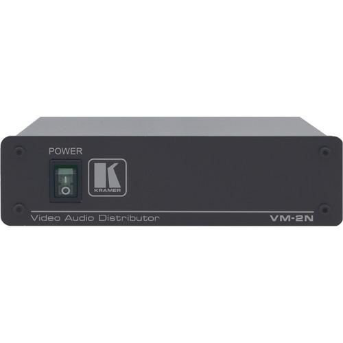 Kramer VM-2N 1x2 Audio/Video Distribution Amplifier VM-2N, Kramer, VM-2N, 1x2, Audio/Video, Distribution, Amplifier, VM-2N,