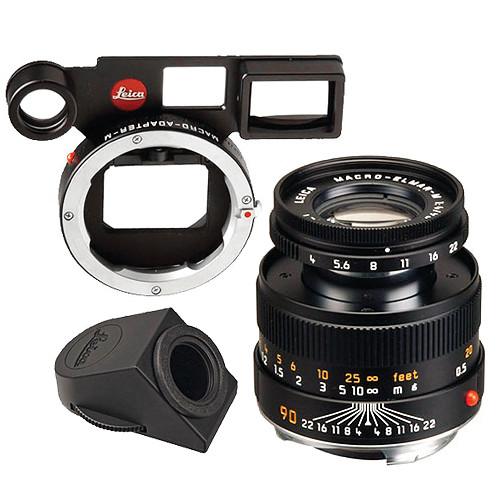 Leica  90mm f/4 Macro Kit (6-Bit, Black) 11629