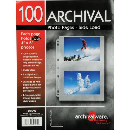 Lineco Archivalware Photo Print Storage Page PL24929