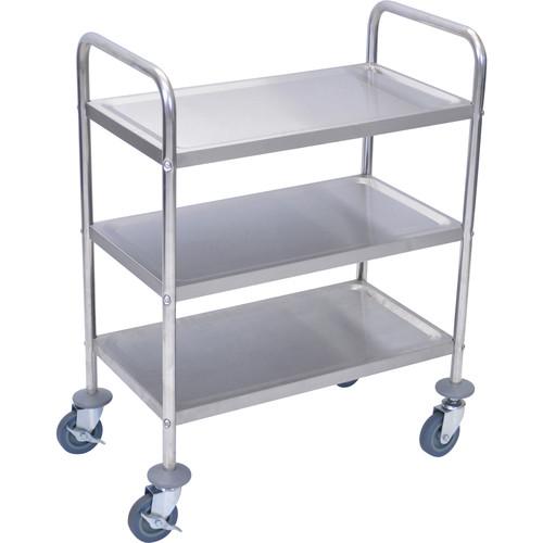 Luxor  3-Shelf Stainless Steel Cart L100S3