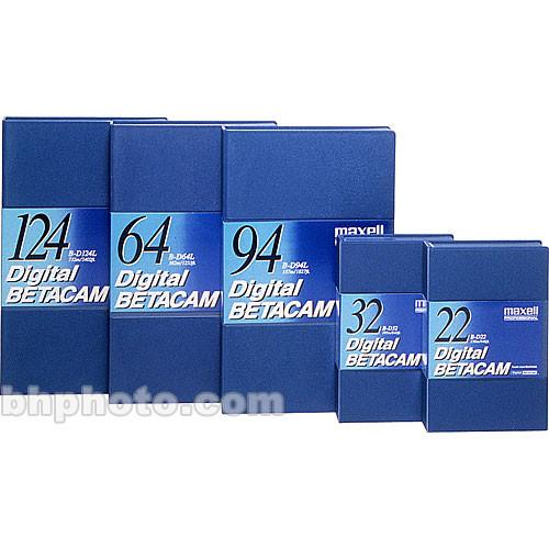 Maxell BD-124L 124-Minute Large Digital Betacam Cassette 289015