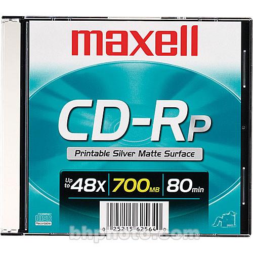 Maxell  CD-R 700MB Silver Inkjet Disc 648711
