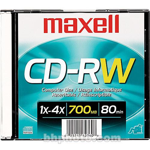 Maxell  CD-RW 700MB Disc (1) 630010, Maxell, CD-RW, 700MB, Disc, 1, 630010, Video