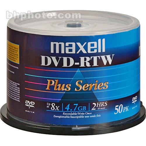 Maxell DVD-RTW 4.7GB Thermal Printable 8x Disc (50) 635063, Maxell, DVD-RTW, 4.7GB, Thermal, Printable, 8x, Disc, 50, 635063,