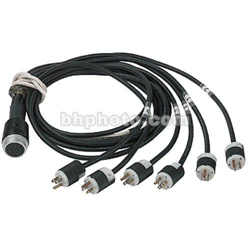 Mole-Richardson Socapex Cable Adapter - Female to 6 Male 5835