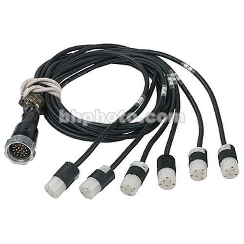 Mole-Richardson Socapex Cable Adapter - Male to 6 Female 5834