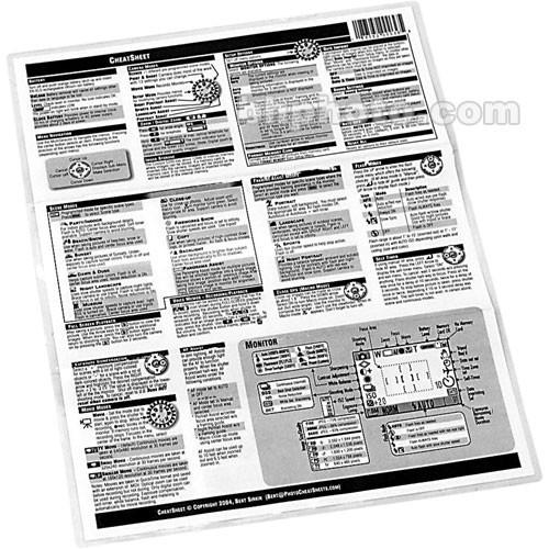 PhotoBert CheatSheet for Canon EOS 20D Digital SLR Camera