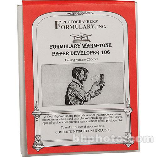 Photographers' Formulary 106 Developer for Black & 02-0050, Photographers', Formulary, 106, Developer, Black, &, 02-0050