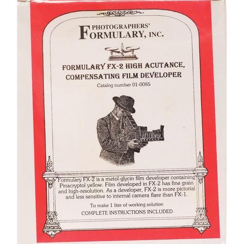 Photographers' Formulary FX-2 High Acutance Film 01-0085, Photographers', Formulary, FX-2, High, Acutance, Film, 01-0085,