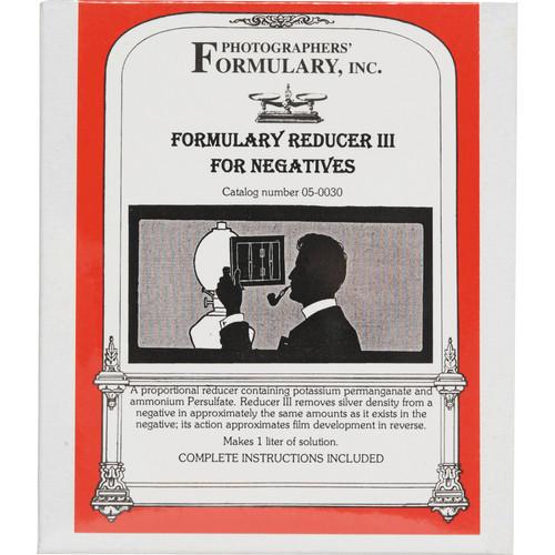Photographers' Formulary Reducer III for Black & 05-0030, Photographers', Formulary, Reducer, III, Black, 05-0030,