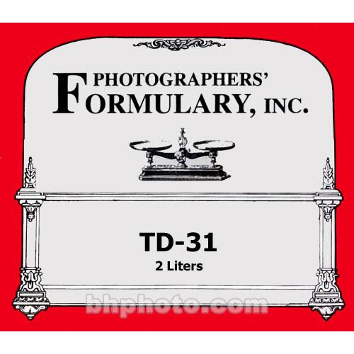 Photographers' Formulary TD-31 Developer for Black & 02-0112