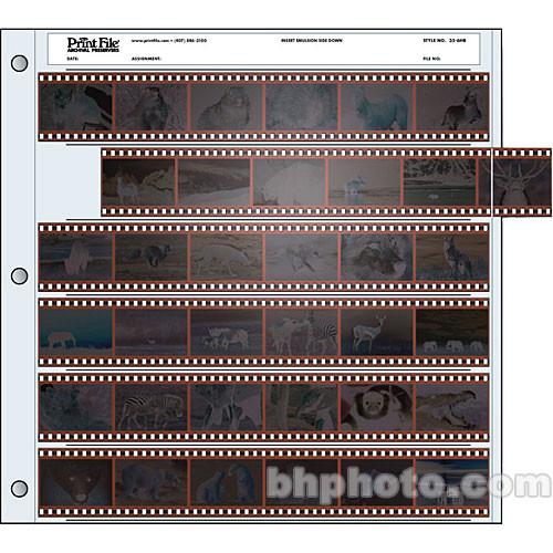 Print File Archival Storage Page for Negatives, 35mm - 010-0040, Print, File, Archival, Storage, Page, Negatives, 35mm, 010-0040