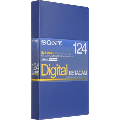 Sony BCT-D124L 124 Minute Large Digital Betacam BCTD124LE, Sony, BCT-D124L, 124, Minute, Large, Digital, Betacam, BCTD124LE,
