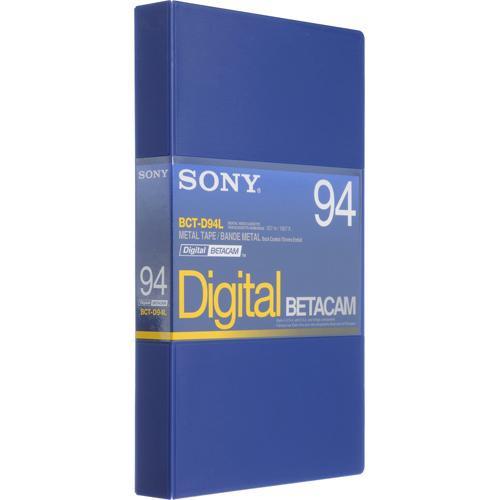 Sony BCT-D94L 94 Minute Large Digital Betacam BCT-D94LE/US