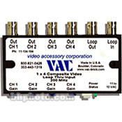 Vac 1x4 Composite Video Distribution Amplifier 11-134-104, Vac, 1x4, Composite, Video, Distribution, Amplifier, 11-134-104,