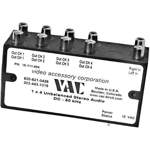 Vac 1x4 Unbalanced Mono Audio Distribution Amplifier 16-111-104