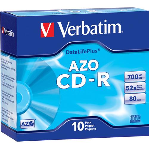 Verbatim  CD-R 700MB DataLifePlus Disc (10) 94760, Verbatim, CD-R, 700MB, DataLifePlus, Disc, 10, 94760, Video