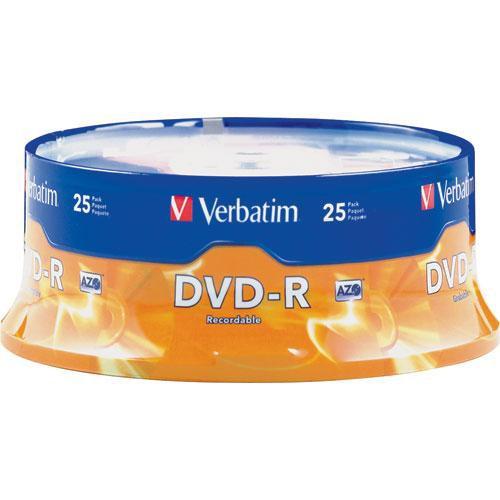 Verbatim  DVD-R 4.76GB 16X (25) 95058, Verbatim, DVD-R, 4.76GB, 16X, 25, 95058, Video