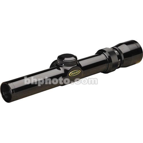 Weaver 1.5-4x20 Pistol Riflescope w/ Dual-X - Glossy Black
