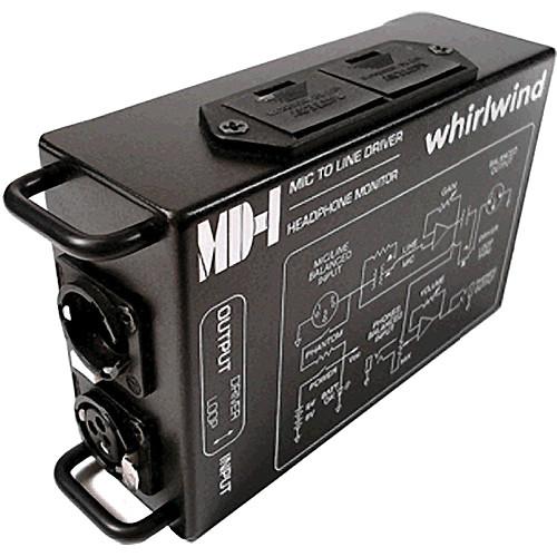 Whirlwind MD1 - Single Channel Microphone Preamp MD-1, Whirlwind, MD1, Single, Channel, Microphone, Preamp, MD-1,