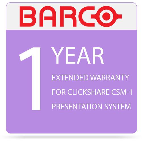 Barco 1-Year Extended Warranty for ClickShare CSM-1 R9805969, Barco, 1-Year, Extended, Warranty, ClickShare, CSM-1, R9805969,