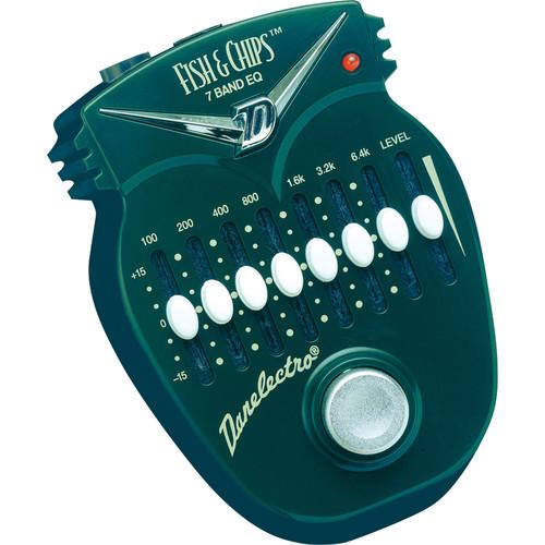 DANELECTRO Fish & Chips 7-Band Graphic EQ Pedal DJ-14, DANELECTRO, Fish, Chips, 7-Band, Graphic, EQ, Pedal, DJ-14,