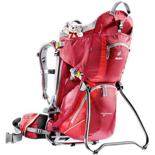 Deuter Sport Kid Comfort 2 Backpack (Cranberry/Fire) 46514-5560, Deuter, Sport, Kid, Comfort, 2, Backpack, Cranberry/Fire, 46514-5560