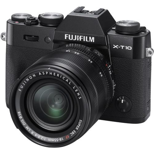 Fujifilm X-T10 Mirrorless Digital Camera with 18-55mm Lens, Fujifilm, X-T10, Mirrorless, Digital, Camera, with, 18-55mm, Lens,