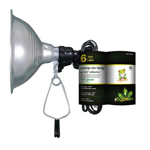 Go Green Clamp on Lamp with Reflector (8.5