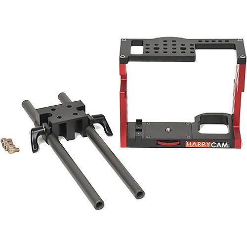 Habbycam 5D/7D/60D DSLR Cage with Rod and CAGE/BLOCK/ROD KIT
