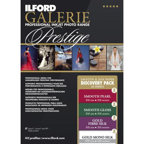 Ilford GALERIE Prestige Smooth Silk Paper Discovery Pack 2004977, Ilford, GALERIE, Prestige, Smooth, Silk, Paper, Discovery, Pack, 2004977