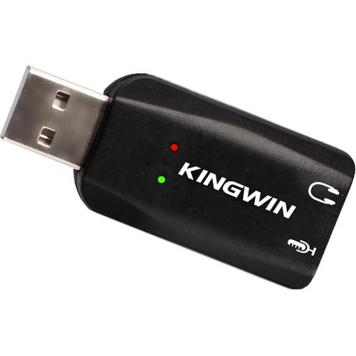 Kingwin USB-3DSA USB Stereo 3D Sound Adapter USB-3DSA, Kingwin, USB-3DSA, USB, Stereo, 3D, Sound, Adapter, USB-3DSA,