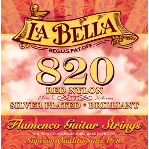 LABELLA Elite Flamenco Red Nylon Classical Guitar Strings 820