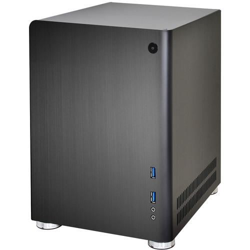 Lian Li PC-Q01B Mini-ITX Tower Desktop Case (Black) PC-Q01B, Lian, Li, PC-Q01B, Mini-ITX, Tower, Desktop, Case, Black, PC-Q01B,
