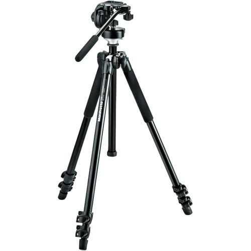 Manfrotto 294 Aluminum Tripod with 128 RC Fluid MK294A3-128RC, Manfrotto, 294, Aluminum, Tripod, with, 128, RC, Fluid, MK294A3-128RC