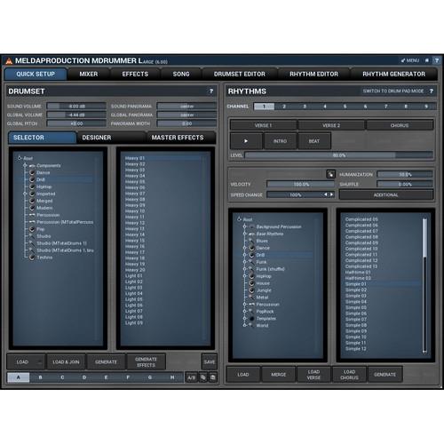 MeldaProduction MDrummer Large - Drum Machine and 11-30114
