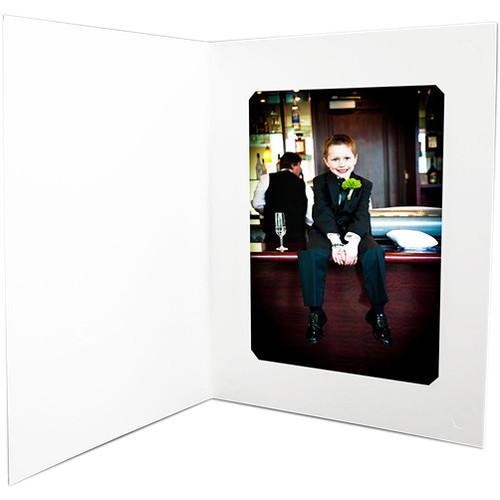 National Photo Folders White Slit-Cut Photo Folder WSC810/68P