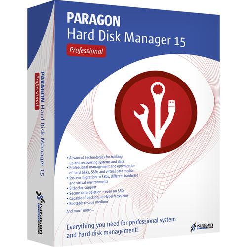 Paragon Hard Disk Manager 15 Professional (Download) 299PREPL-E, Paragon, Hard, Disk, Manager, 15, Professional, Download, 299PREPL-E
