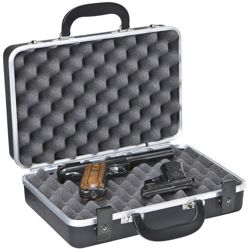 Plano DLX 2-Pistol Case with Interlocking Foam (Black) 1010402, Plano, DLX, 2-Pistol, Case, with, Interlocking, Foam, Black, 1010402
