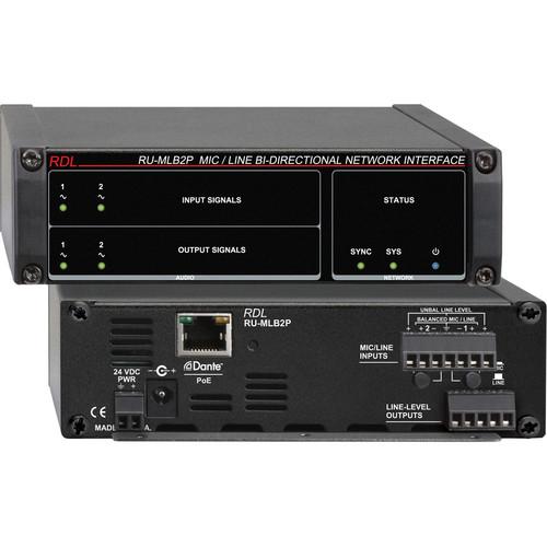 RDL RU-MLB2P Mic/Line-Level Bi-Directional Network RU-MLB2P, RDL, RU-MLB2P, Mic/Line-Level, Bi-Directional, Network, RU-MLB2P,