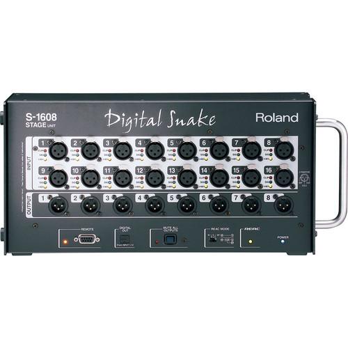 Roland S-1608 16x8 Stage Unit Digital Snake System S-1608