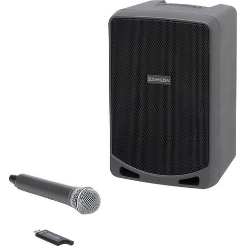 Samson Portable PA Kit with Wireless Lavalier Microphone, Samson, Portable, PA, Kit, with, Wireless, Lavalier, Microphone,