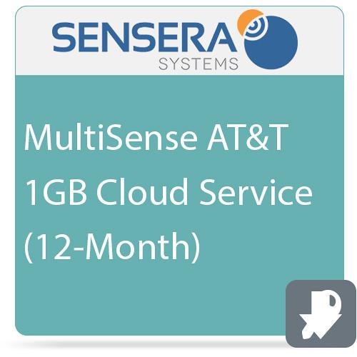 Sensera MultiSense AT&T 1GB Cloud Service CS-XA-YC1, Sensera, MultiSense, AT&T, 1GB, Cloud, Service, CS-XA-YC1,
