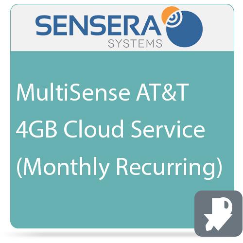 Sensera MultiSense AT&T 4GB Cloud Service CS-XA-1C4, Sensera, MultiSense, AT&T, 4GB, Cloud, Service, CS-XA-1C4,